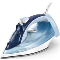 Philips 5000 Series DST5030 Steam Iron 2400W - Efficient Blue and White Design for Perfect Results